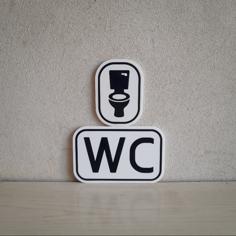 WC Signs 3D Printer Model