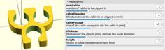 Parametrizable Cablemanager (openSCAD) 3D Printer Model