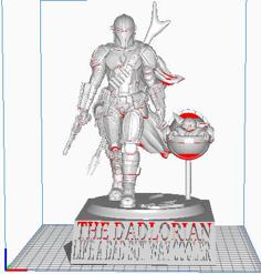 Father’s Day Mandalorian Statue 3D Printer Model