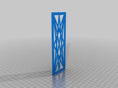 Geometric Bookmark 3D Printer Model