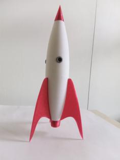 50s Spaceship 3D Printer Model