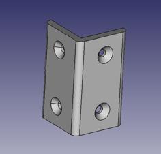 Corner Brace 3D Printer Model