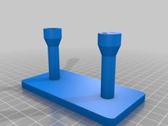 Kitchen Squeegee Support 2 Pins 3D Printer Model