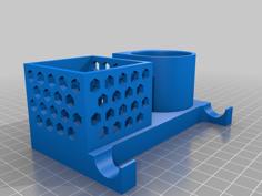 Command Strip Bathroom Organizer 3D Printer Model