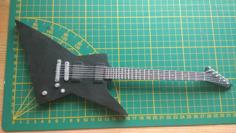 ESP Explorer Electric Guitar Model 3D Printer Model