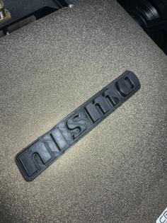 Nismo Grill Emblem 3D Printer Model