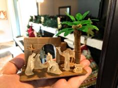 Christmas Nativity 3D Printer Model