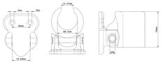 Adjustable Showerheadholder 3D Printer Model