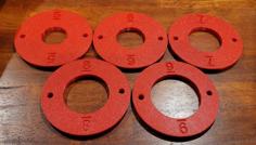 JessEm Compatible Ring Inserts For Router Lifts 3D Printer Model