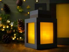 Minecraft Mini Lantern 3D Printer Model