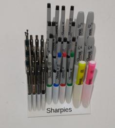 Desktop Or Hanging Sharpie Holder 3D Printer Model