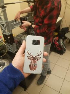 Galaxy S7 Deer Case 3D Printer Model