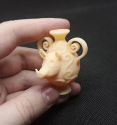 Boar Cup 3D Printer Model