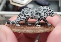 Snow Leopard DnD Mini 3D Printer Model