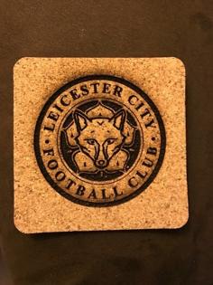 Laser Cut Leicester City Coaster