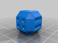 Custom Dice 3D Printer Model