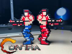 Contra (NES) Soldier Figurine 3D Printer Model