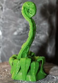 Tabletop Plant: Fern Tentacle (11 Leaves) 3D Printer Model