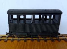 Powered Coach For OO9 Narrow Gauge On Kato 11-105 Chassis 3D Printer Model