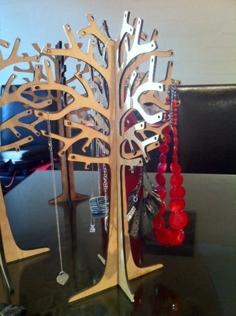 Laser Cut Jewelry Tree