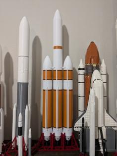 Delta IV Heavy – 1:100 – ULA 3D Printer Model