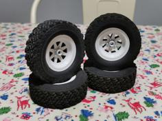 WPL C74 Suzuki Jimny Scale 15 Inch Eight Spoke Steel 3D Printer Model