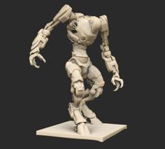 Cyberpunk Robots X6 3D Printer Model