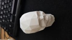 Low Poly Skull For Vase Mode 3D Printer Model