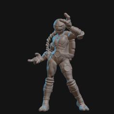 Venus TMNT Miniature 3D Printer Model