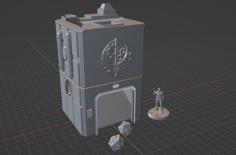 FALLOUT DICE TOWER 3D Printer Model