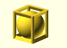 Sphere In Box 3D Printer Model