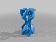 Spiral Hourglass Fidget Toy 3D Printer Model