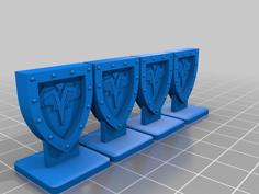 Heroscape Order Markers 3D Printer Model