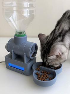 Cat Feeder 3D Printer Model