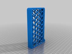 Hexagonal Mesh Hinged Writing Implement Vessel 3D Printer Model