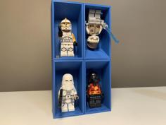 Lego Mini Figure Stand 3D Printer Model