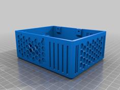 Project Box With Honeycomb Pattern 3D Printer Model