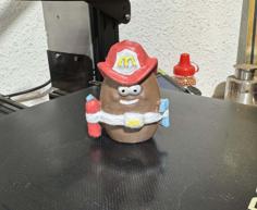 Firefighter Chicken McNugget 3D Printer Model