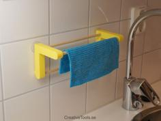 Dishcloth Hanger (3D-printable) 3D Printer Model