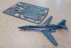 B-1 Aircraft Kit Card 3D Printer Model