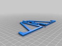 Folding Phone Stand 3D Printer Model