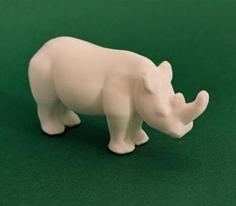 Puffy Rhino 3D Printer Model