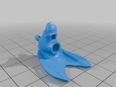 Lego Gungan Head 3D Printer Model