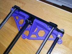 JAG: A8 Front Brace (with Screw-down Tabs) 3D Printer Model