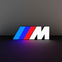 BMW ///M Logo LED 3D Printer Model