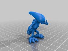 Chibi Alien 3D Printer Model