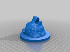 Bear Head Mount (no Support Required) 3D Printer Model