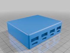 Phone Quick Charge Adapter Enclosure 3D Printer Model