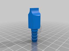 Water Nozzle For 8 Mm ID Hose 3D Printer Model