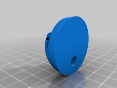 Door Stop. Floor Mount. Springy 3D Printer Model